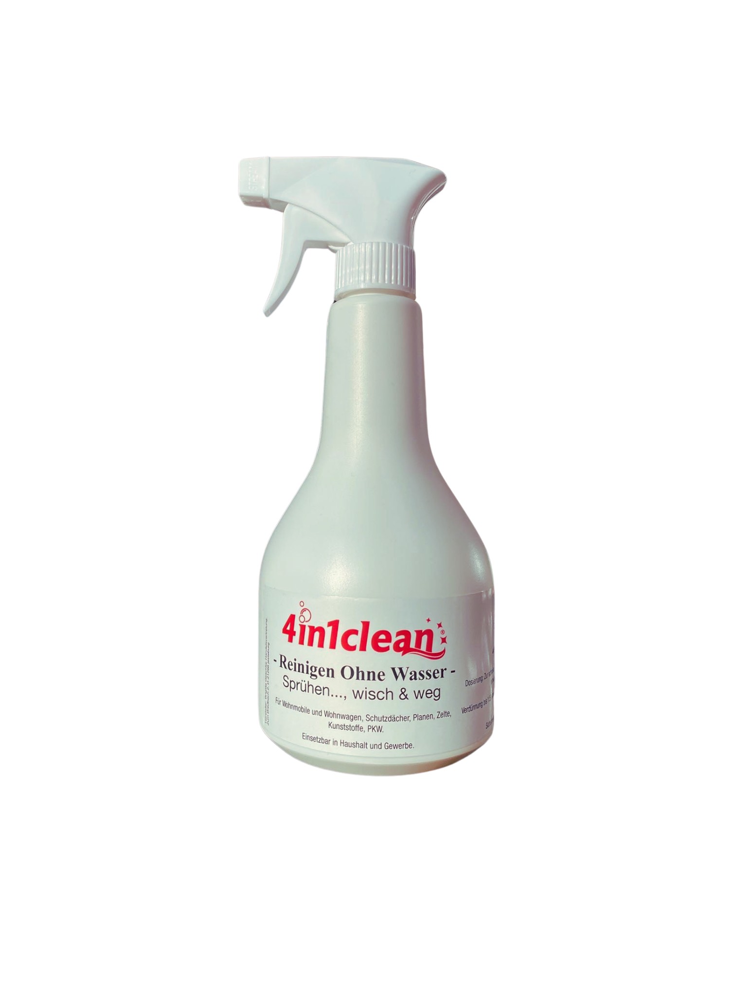 4in1clean - 9 x 500ml Flaschen im Karton - 9,50€ pro Flasche
